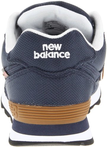 Image of New Balance Kid's 574 V1 Lace-Up Sneaker, Navy /Brown, 12.5 M US Little Kid (4-8 Years)