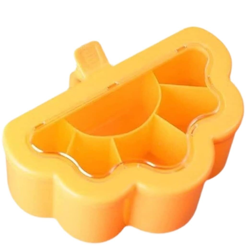 AZHKJKZH Seasoning Box Set Seasoning Boxes Set Pepper Sugar Bowl Salt Spice Shaker Storage Jars Kitchen Condiment Container Salt Sugar Jar(Yellow)