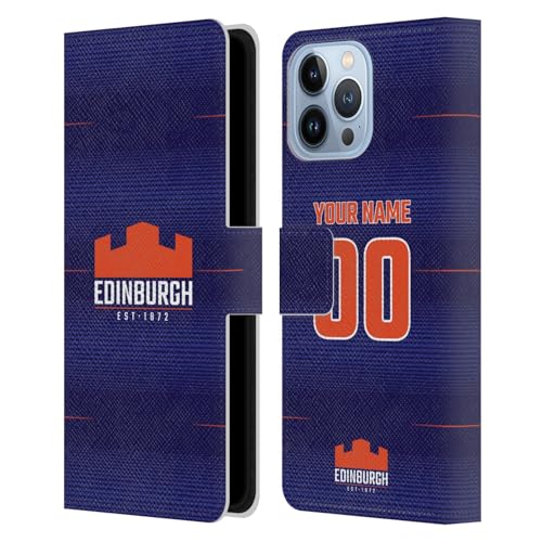 Coque en cuir à portefeuille compatible avec Apple iPhone 13 Pro Max Edinburgh