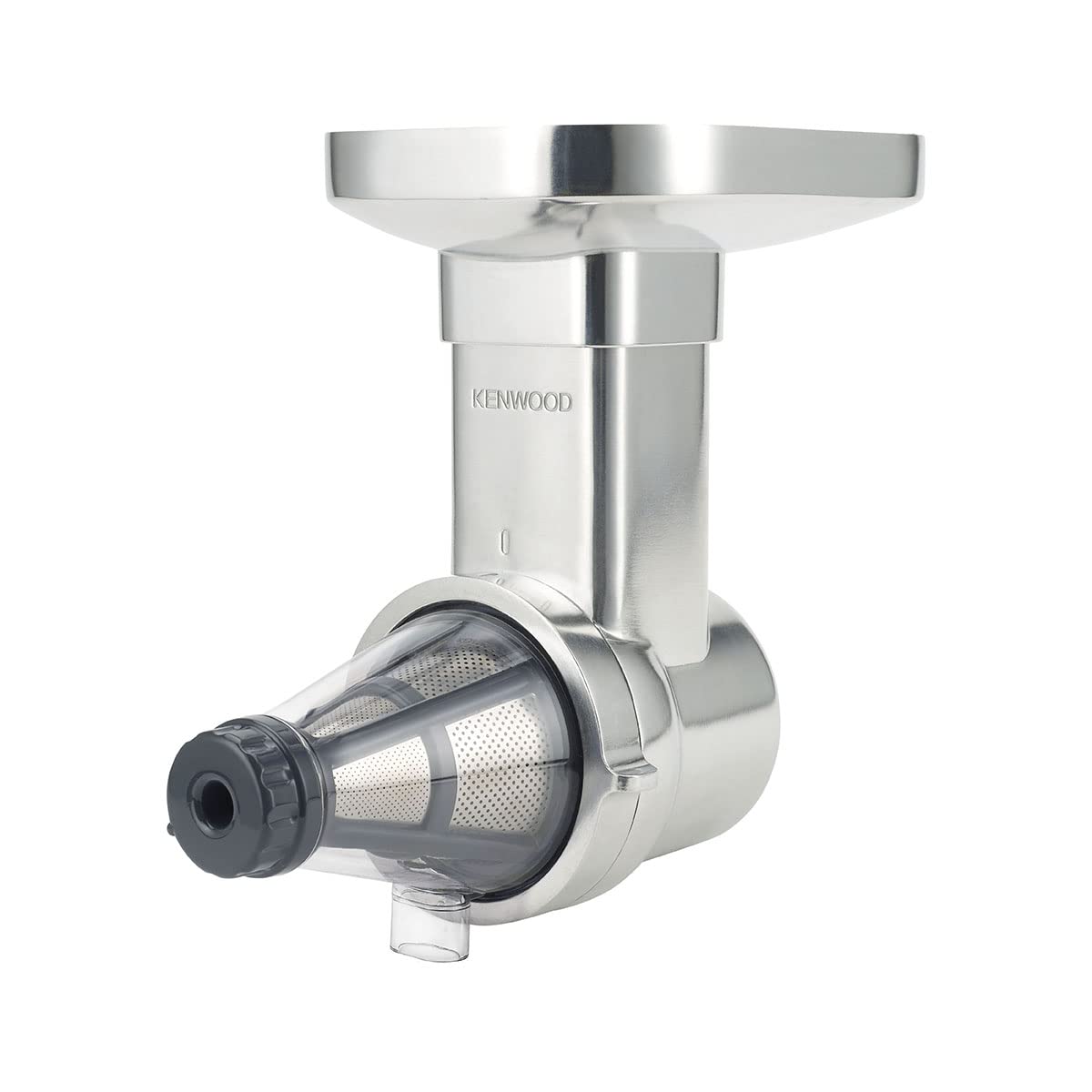 Kenwood Beerenpresse KAX644ME, Zubehör für Kenwood Küchenmaschinen zur Zubereitung von Säften und Fruchtpürees, Gebürstetes Aluminium