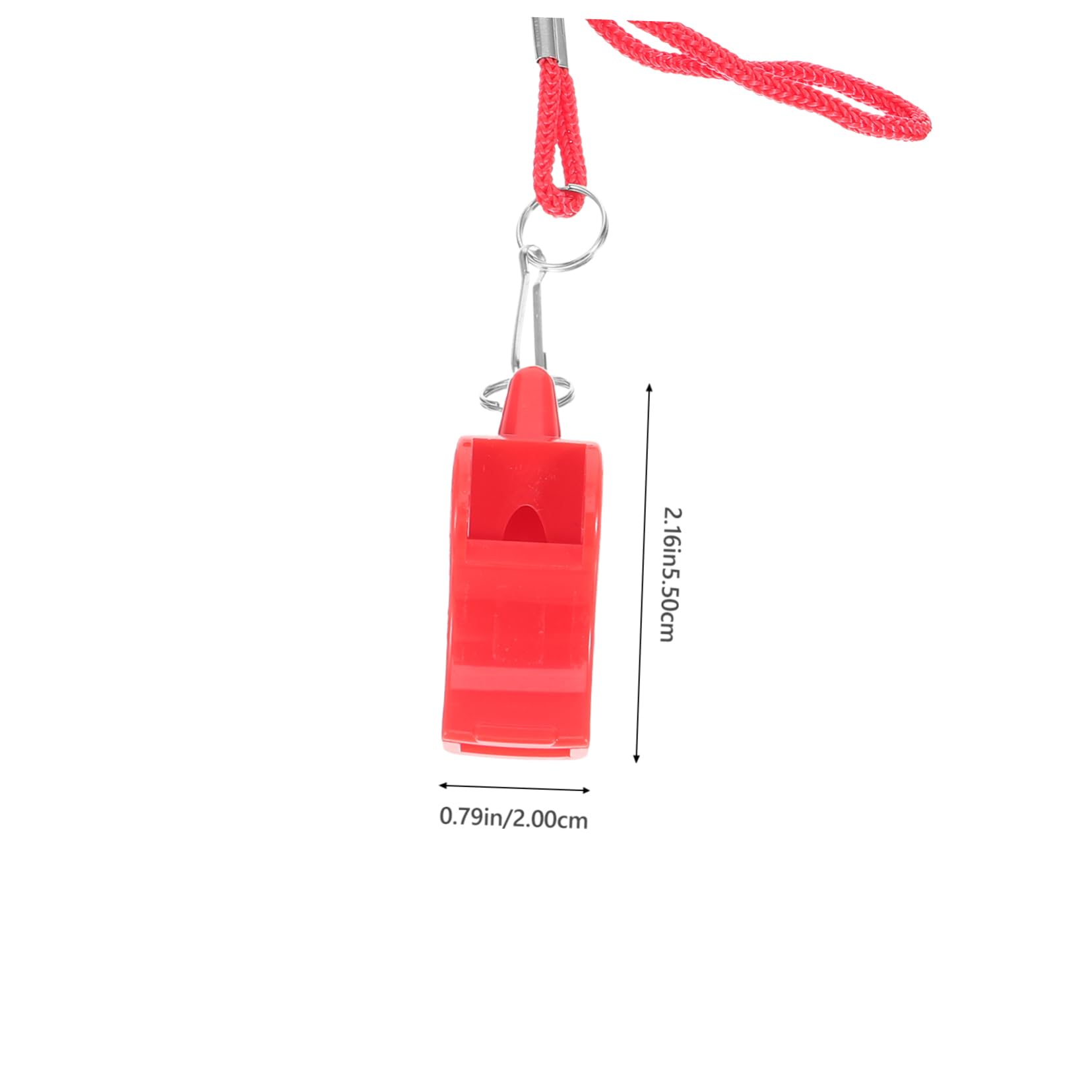 VANZACK 3Pcs Loud Survival Whistle with Lanyard Portable Emergency Whistles for Outdoor Activities Referee Use and Camping Durable Construction Easy to Carry