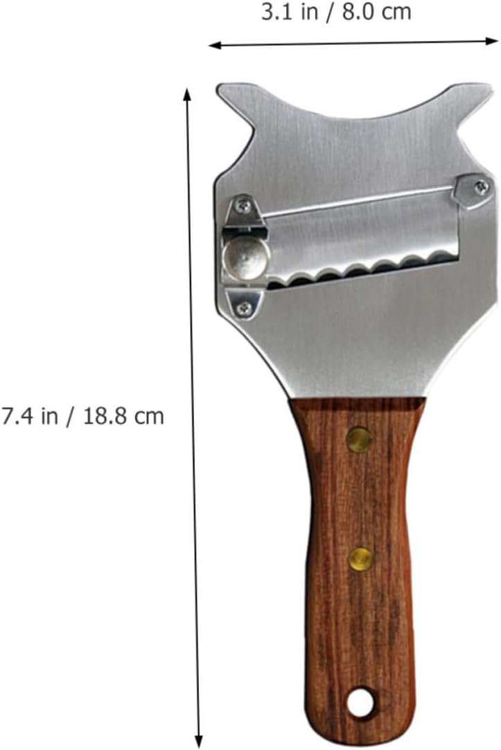2pcs Truffle Cheese Shaver with Adjustable Thickness for Baking Prep