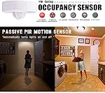 Sensky 360 degree Ceiling Mounted Occupancy sensor, Time delay, sensor distance and light sensor adjustable motion sensor switch (110V-240VAC, 1200W, Max 12 M detection distance)