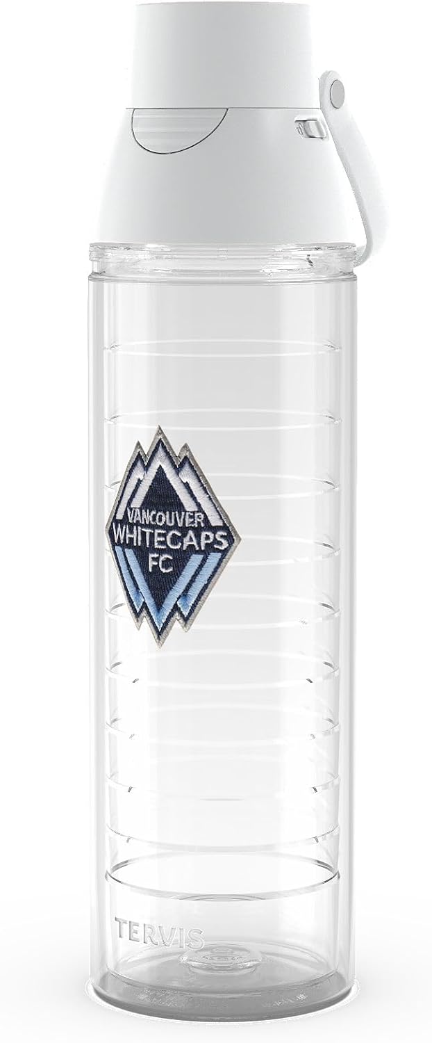 Tervis Venture Lite MLS Vancouver Whitecaps FC - Primary Logo Made in USA Double Walled Insulated Tumbler Travel Cup Keeps Drinks Cold & Hot, 24oz Water Bottle, Classic