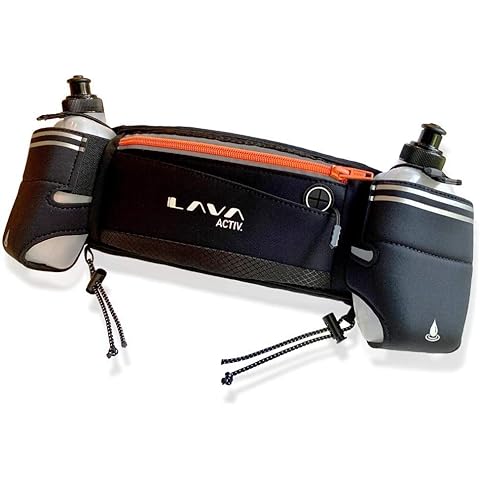 Lava Activ Hydrabelt Running Belt with Bottles Cover