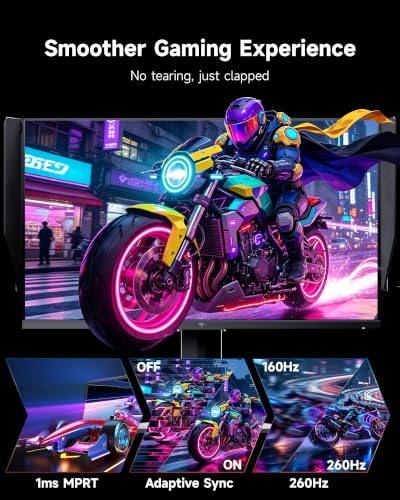 Image of KTC 24 Inch Gaming Monitor, 2K 240Hz (oc 260Hz) Monitor Fast IPS, 24M1