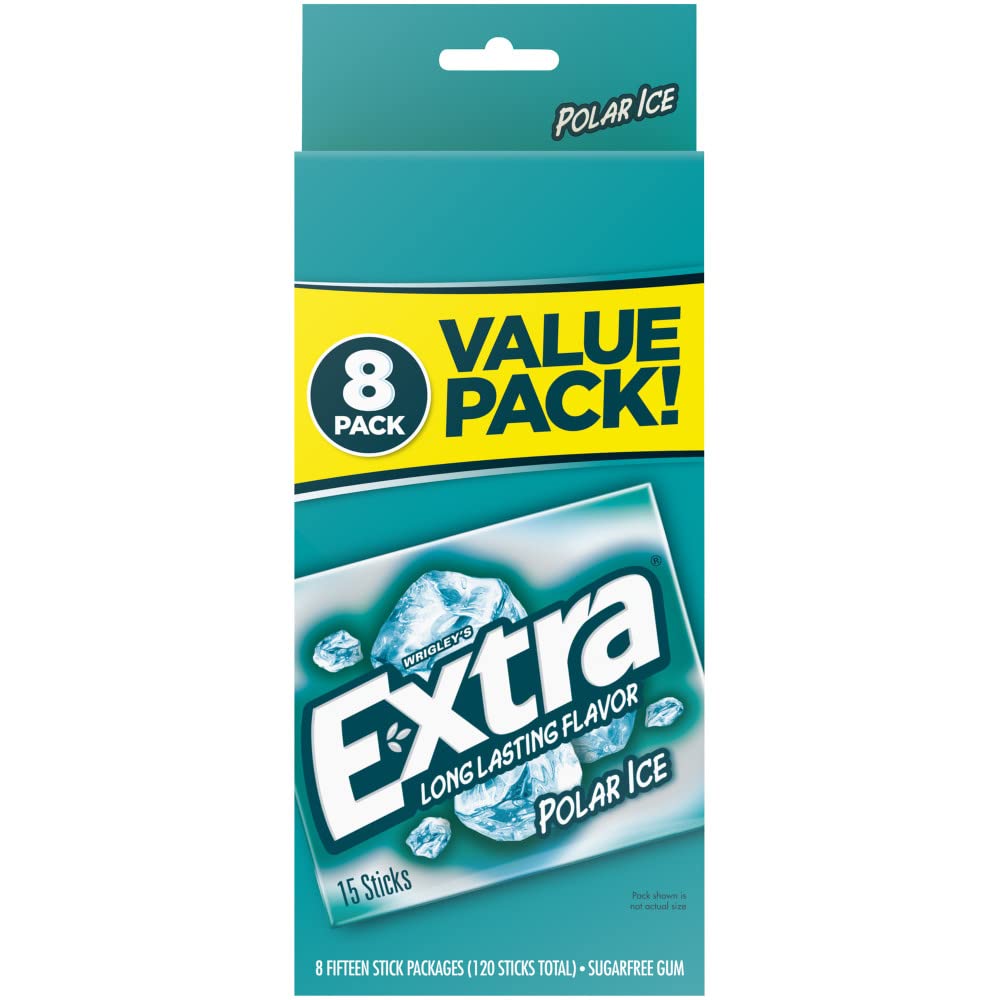 Extra, Polar Ice Sugarfree Gum, 120 ct