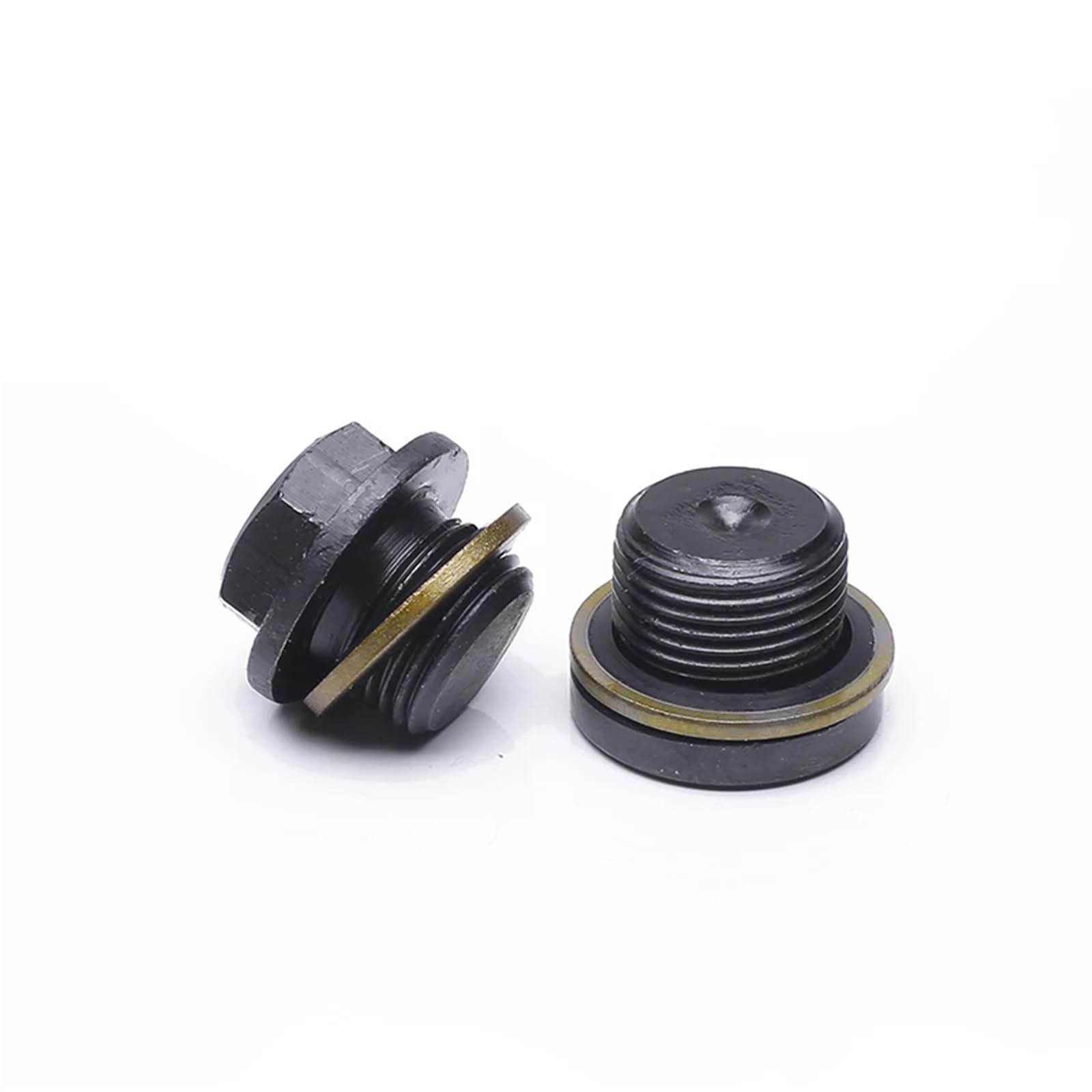 Retn de Aceite Arandela Adherida para Tubería Aceite Caucho Hidráulico Alta Presión, Compatible con Anillos Sellado M6-M14 M24 Combinados Juntas Tóricas de Arandelas(100PCS M5-M16)