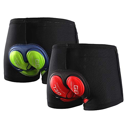 Baugger homens ciclismo roupa interior respirável gel 3d acolchoado bicicleta shorts da bicicleta mt