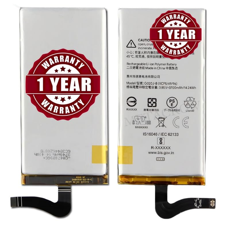 Image of Original G020J-B Battery Compatible for Google Pixel 4 XL - (3700mAh) - 1 Year Warranty JK1