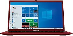 Notebook Positivo Motion Q464C Red Quad Core 4GB 64GB Tela 14' Windows10