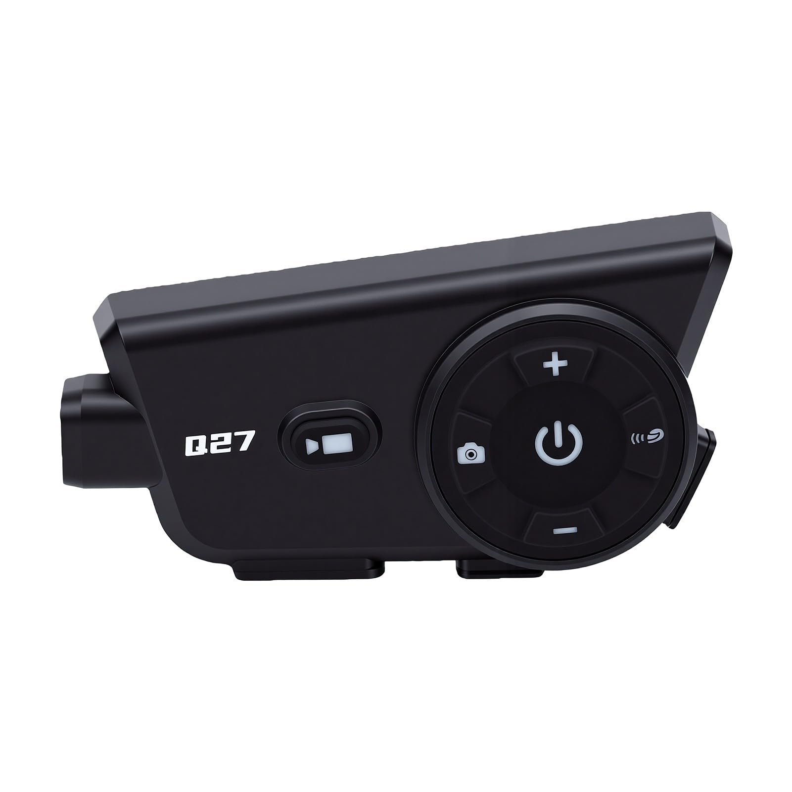 ASHATA Telecamera impermeabile per casco con Bluetooth 6.0, connessione stabile, lunga durata della batteria, per ciclismo e pendolari, con microfono