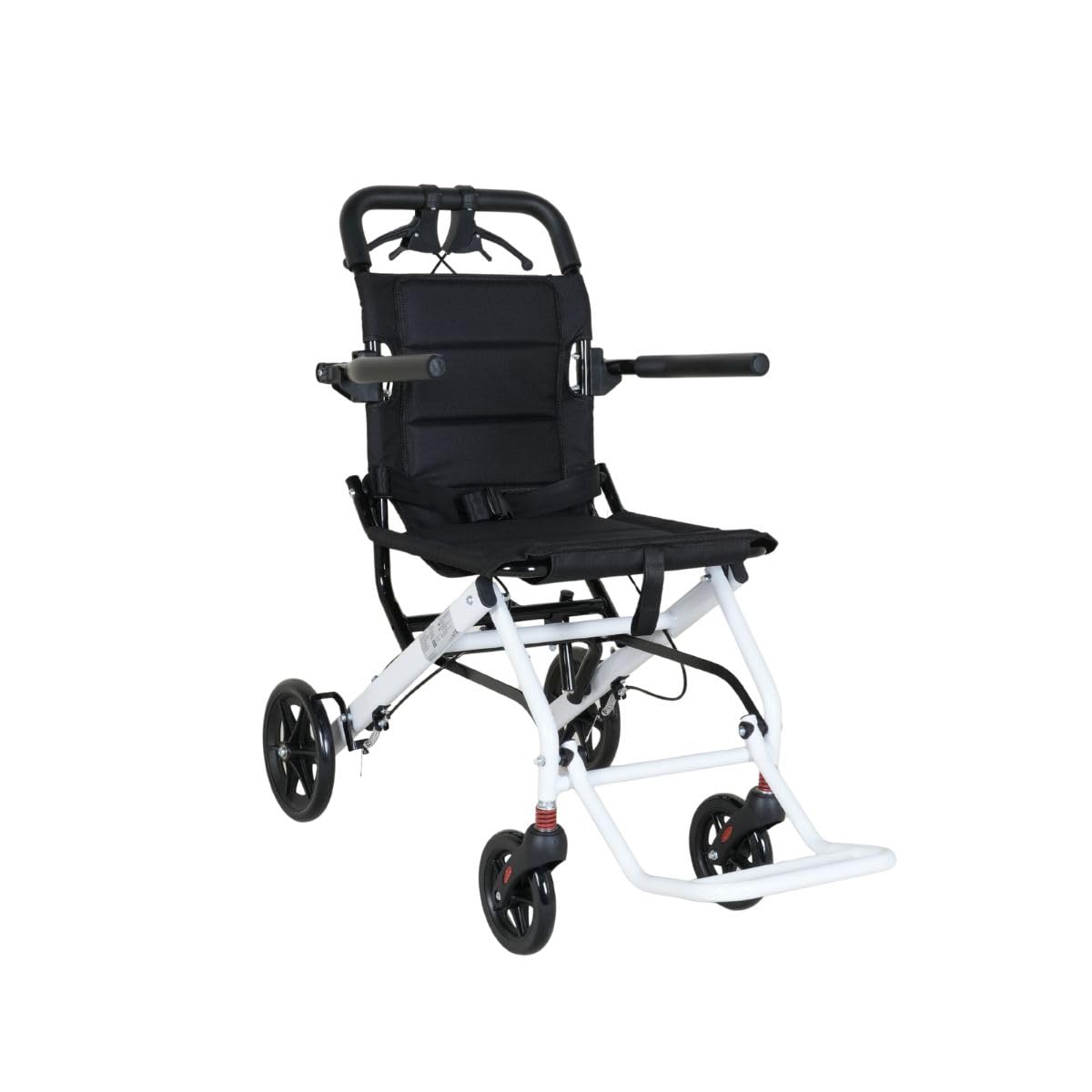 Mobiclinic®, Silla de Ruedas de Tránsito, Plegable, Trayectos Cortos | Asiento 40 cm, Sistema de Freno con Bloqueo, Reposabrazos y Reposapiés Abatibles, Ligera, Hasta 100kg, Acero, Venus