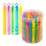Brillante y liviano - Los pequeños cilindros súper lindos, en una variedad de colores brillantes de amarillo, azul, naranja, verde y púrpura ciruela son una estrella para comprar regalos, premios de clase, rellenos de almacenamiento o simplemente para disfrutar con amigos. Incluye un cubo de plástico duradero con Mango, para llevar al aire libre.