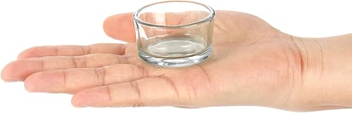 Miniatura 5 de ZEAYEA Juego de 36 portavelas de cristal, pequeños portavelas votivas transparentes para bodas, fiestas, centros de mesa, cenas, decoración del