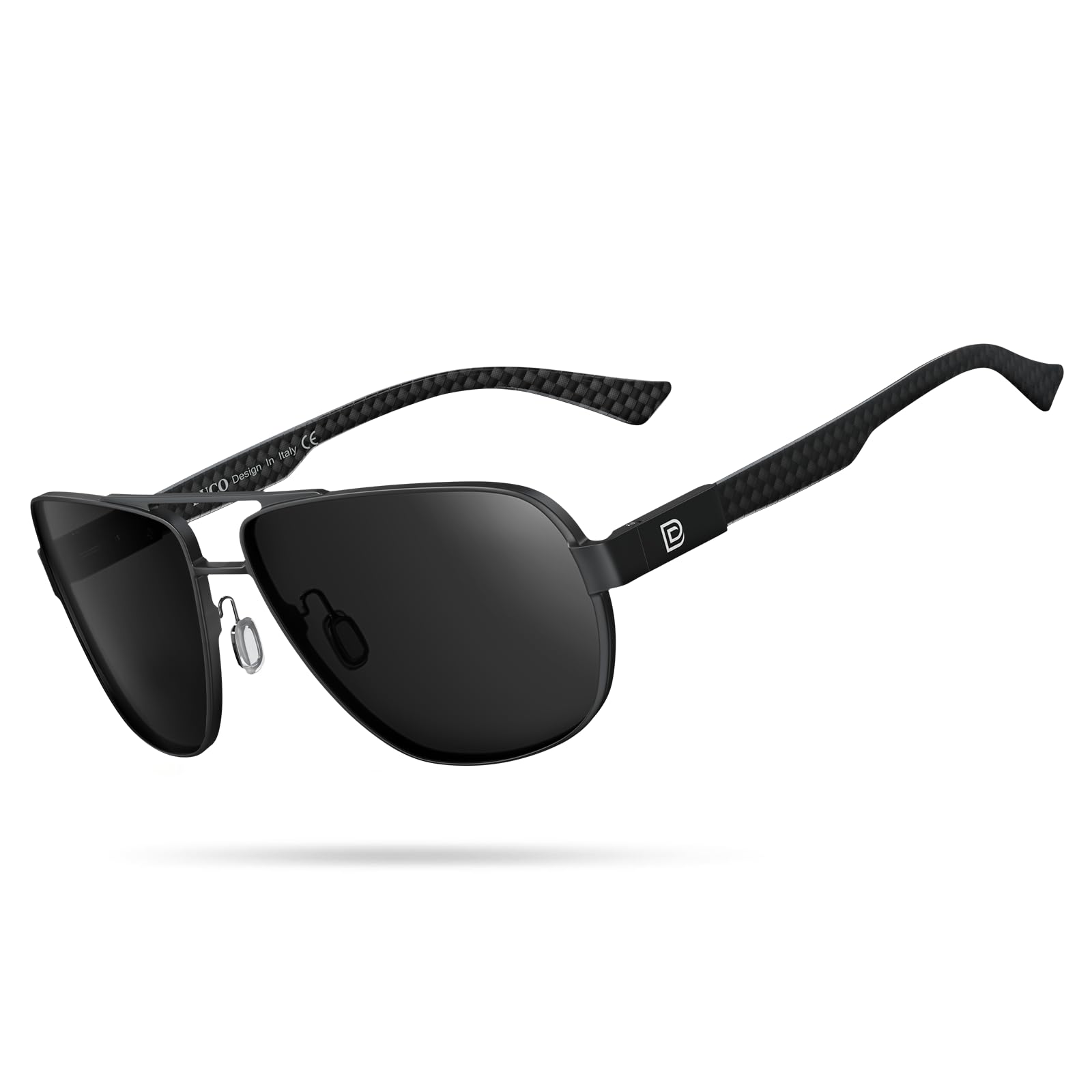 DUCO Polarized Aviator Lightweight Oversize Sunglasses for Men Women 3051