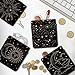Peacoblue Original Designs Coin Purse for Women Girls Elephant and Flowers 2 Packs Change Purse with Zipper, Durable and Soft Canvas Wallet Pouch for Travel, Gift
