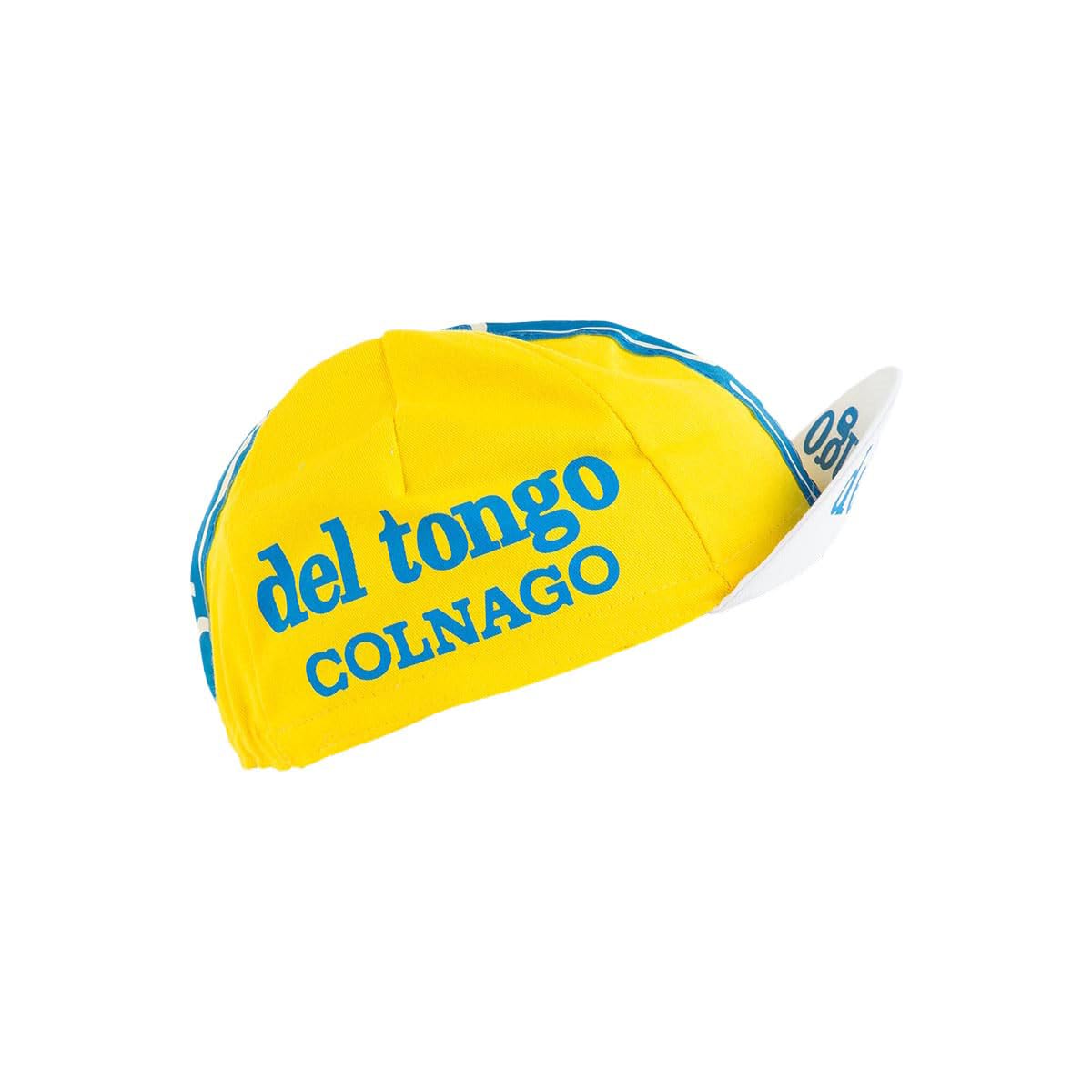 Zeitbike Unisex Del Tongo Retro Vintage Team Cycling Cap – Anti-Sweat, Under Helmet Or Stand-Alone | L’eroica, Giro D’italia Style | Cycling Gift For Men, Made In Italy