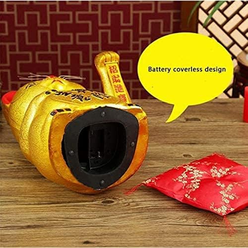 9inch Beckoning Ceramic Lucky Cat Lucky Cat Lucky Feng Shui Cat,Home Decoration, Store Opening Feng Shui Lucky Cat (9inch)