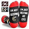 Zmart funny socks for men women outdoorsman racing gifts for golfing hunting fishing lovers christmas stocking stuffers  urban country home decor