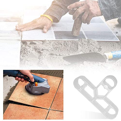 LATRAT 100 Stück Fugenkreuze 10mm Fliesenkreuze Fliesenabstandshalter, Fliesenabstandshalter T-Stücke Abstandshalter für Terrassen Platten