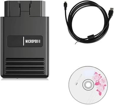 Micropod 2 V17.04.27 MicroPod II Programming Scanner for Chrysle-for D0dge/for Je-p, OBD-2 Car Diagnostic Tool DBRIII Multi-Languages Available