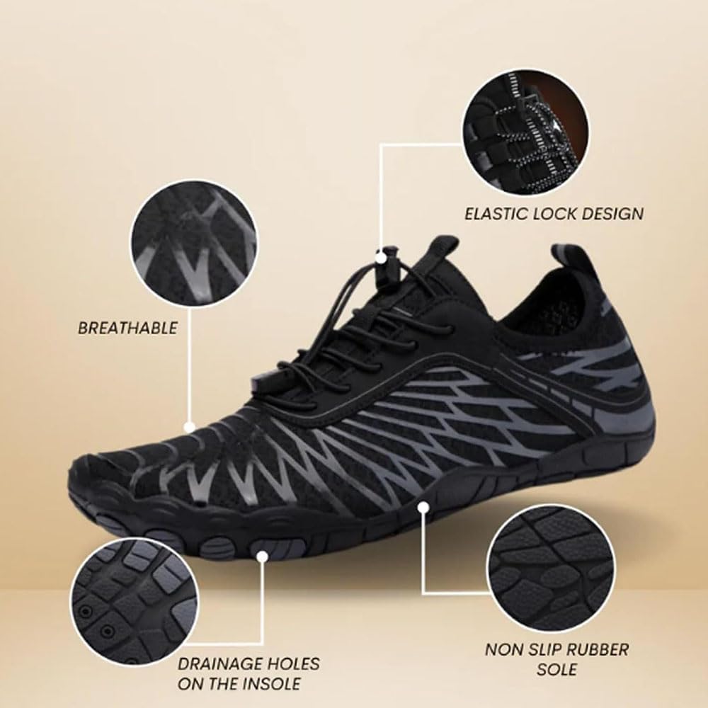 Zureto 2025 Nuevos zapatos de tierra con cobre, zapatos descalzos de cobre para mujeres y hombres