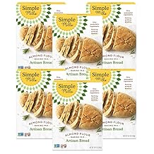Simple Mills Almond Flour Baking Mix, Artisan Bread Mix - Gluten Free, Plant Based, Paleo Friendly, 10.4 Ounce Pack of 6