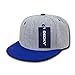 DECKY Snapback, Heather Grey/Royal, One Size