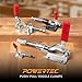 POWERTEC 4PK Mini Toggle Clamp, 100lbs Holding Capacity, 301A Quick Release Push Pull Clamp for Woodworking Jigs and Fixtures, Pocket Hole Jigs, Welding, Crosscut Sled, CNC (20323-P2V)