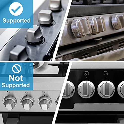 Gas Stove Knob Covers for Child Safety AOSITE 6+1 Pack Stove Protector for Kids Stove Guard with Strong Adhesive, Clear View Childproof Oven Knob Locks for Babies, Oven Lock Child Safety
