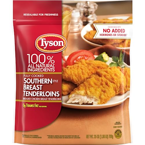 Tyson 10144136910 Fully Cooked Southern Style Breaded Chicken Tenders, 25 Oz thumb #1