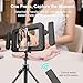 Dpofirs Handheld Square Photography Fill Light, Adjustable Color Temperature 2900K to 7000K with 3600mAh Battery and Wireless Remote, for Live Streaming Photography Video Recording