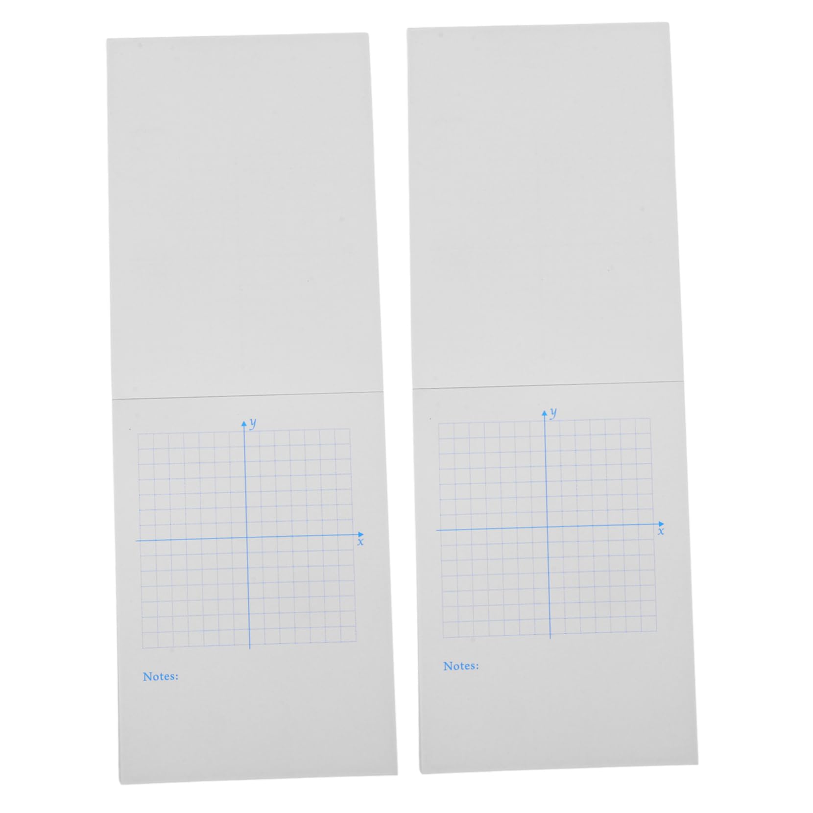 jojofuny 4 Pezzi 2 accessorio di matematica foglio da disegno di matematica fornitura di matematica carta con griglia matematica bianca