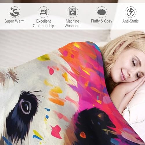 Couverture facile à manipuler panda en flanelle chaude contre le froid