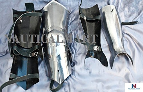 NauticalMart Medieval Steel Suit of Armor Halloween Reenactment Costume
