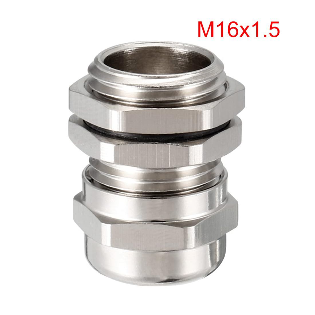 TA-VIGOR 1Pcs M16 x 1.5 Cable Gland, Metal Waterproof Adjustable Wire Connectors Gland Joints for 4mm-8mm Cables - Image 2