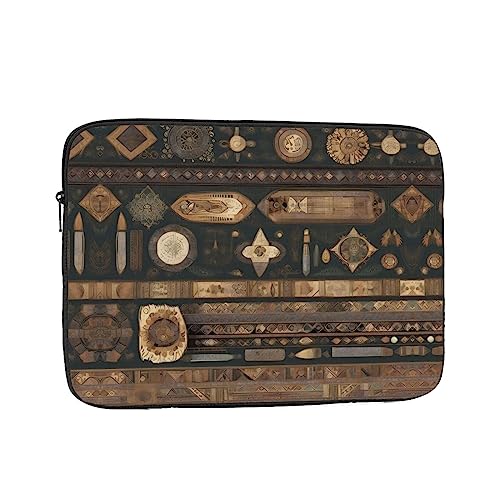 Bohemian Style Laptop Sleeve Case 15 Inch Suitable For Notebook Computer Tablet Traveling Carrying Simple Case