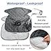 2 PCS Potty Training Protector Cover Waterproof Soft Piddle Pads & Liners for Baby Stroller, Booster & Travel,Universal Washable Car Seat Liner Mat for Spills to Prevent Pee(Grey)