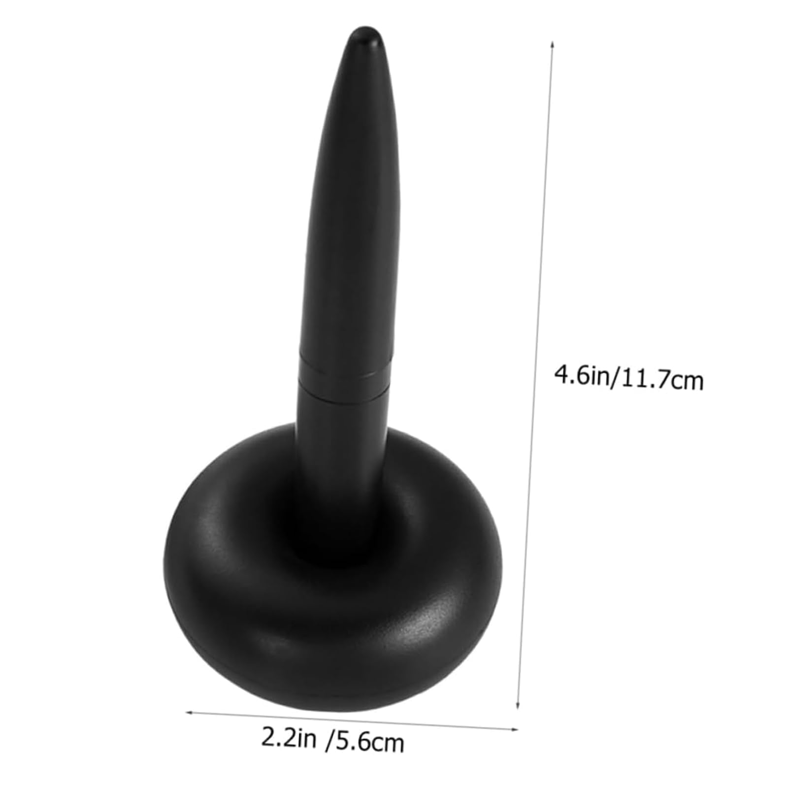 Penna a sfera, penna a inchiostro neutro Confezione da 2 penne a sfera magnetiche in metallo con inchiostro gel, nere e argentate