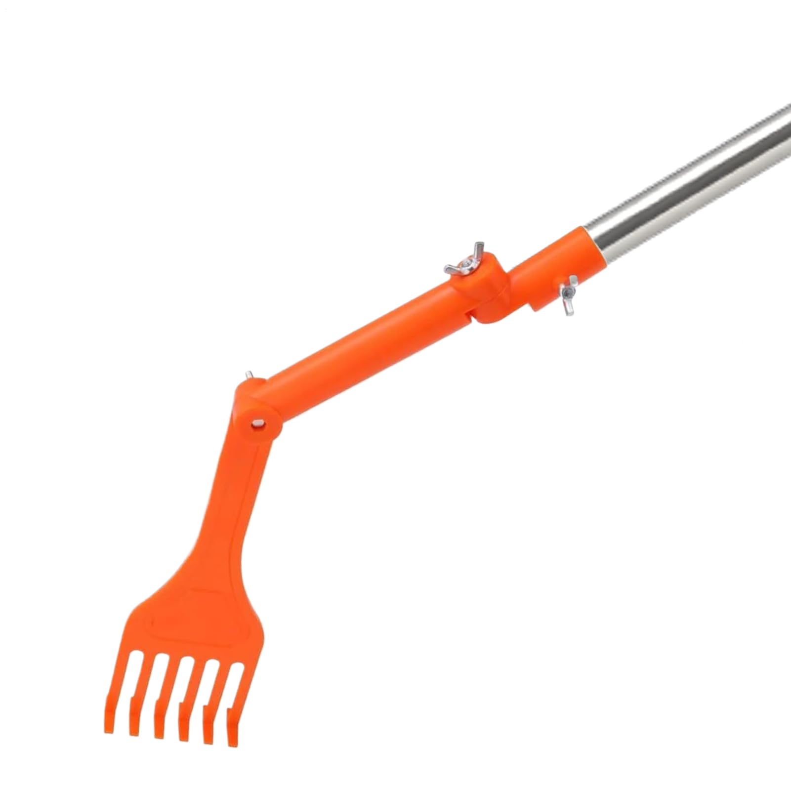 Long Reach Roofing Cleaner: Extendable Brush, Powerful Debris Removal Tool, Efficient Downspout Cleaning Rake | Perfect for Patio, Lawn, Garden, Pas