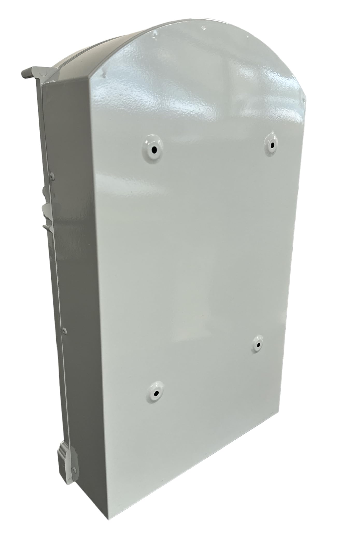 Cassetta Postale Elegante in Alluminio Verniciato 255x88x405H mm Bianco per Esterno