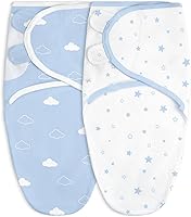 Vista 11 de SANDJEST Manta para bebé, 0-3 meses, saco de dormir de algodón con brazos, mantas para recién nacido Rainbow - Checker - Patrón (Pack 3)