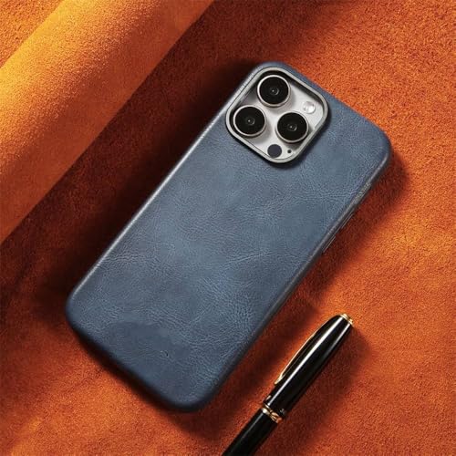 Protection Cuir iPhone 15 Plus : Coque Arrière Magnétique Haute Résistance