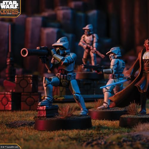 Image of Asmodee Star Wars: Legion ARF Troopers Unit Expansion - Tabletop Miniatures Game, Strategy Game for Kids and Adults, Ages 14+, 2 Players, 3 Hour Playtime