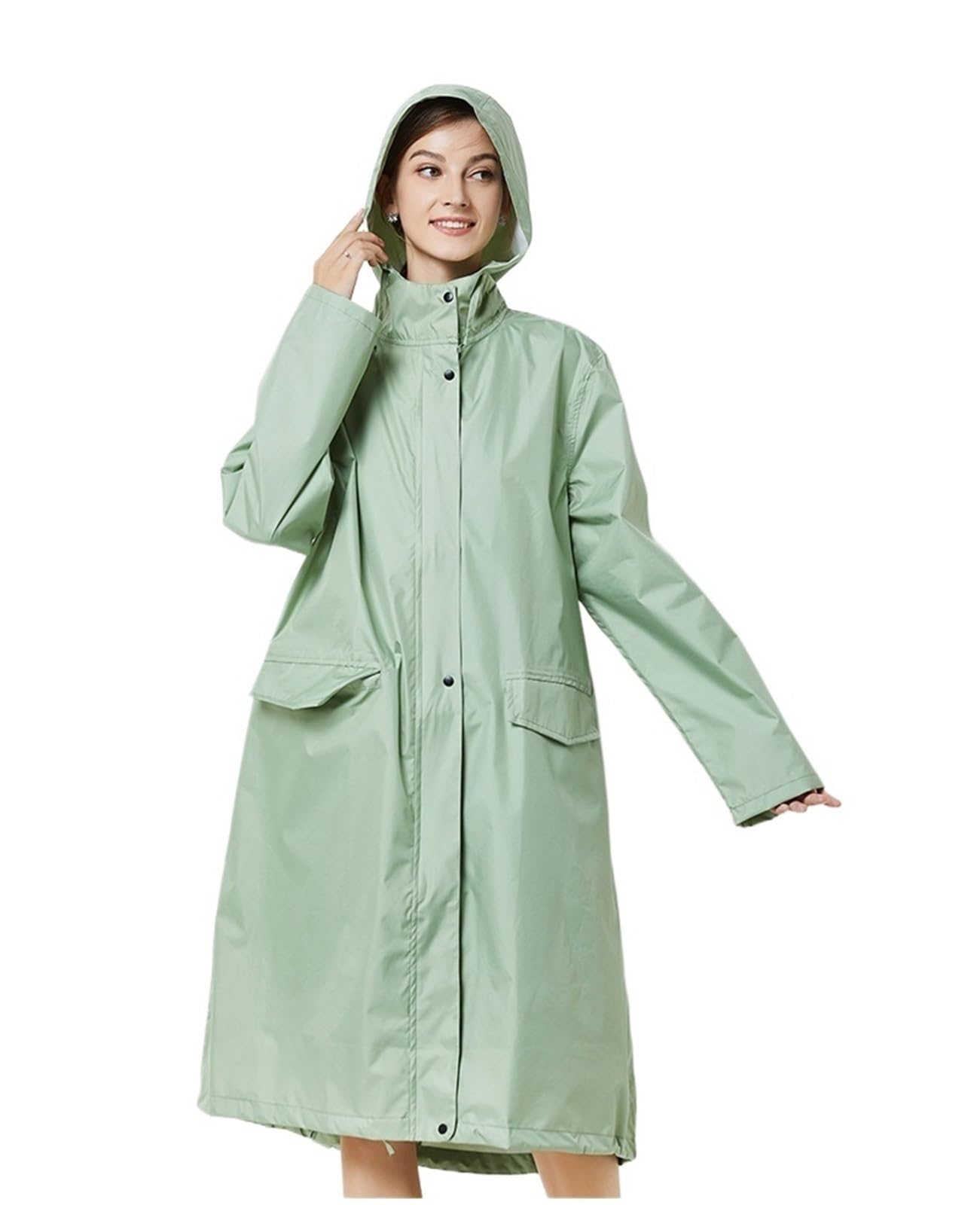 Poncho Antipioggia Impermeabile lungo for uomo e donna, impermeabile, idrorepellente, poncho