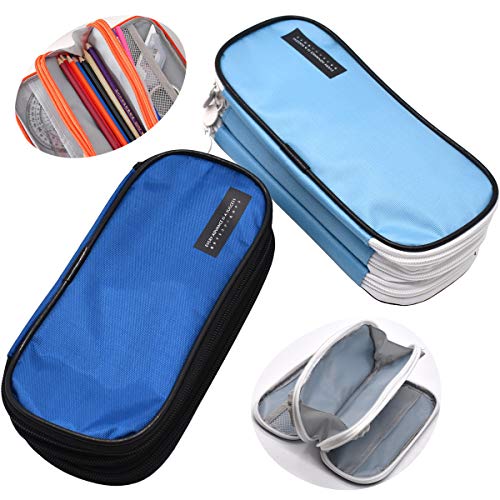 Xiuyer 2 Pezzi Astucci Portapenne Grande Capacità