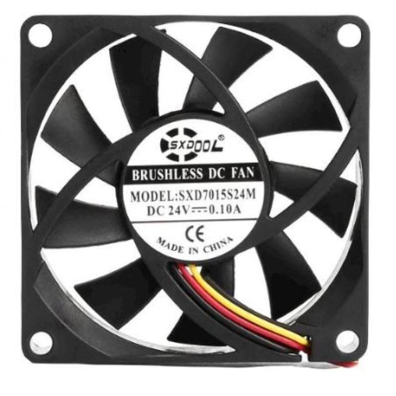 RIDEN DC 24V 7015 Cooling Fan - 70X70X15 mm Size (B0CNZ9T3D7) Amazon Price History, Amazon Price Tracker