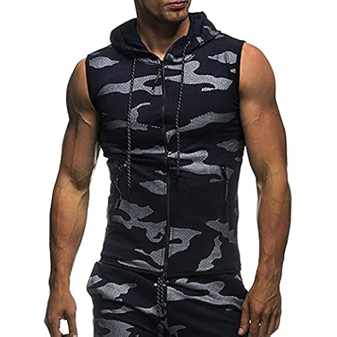 Camiseta sin mangas con capucha y cremallera NUSGEAR Cover