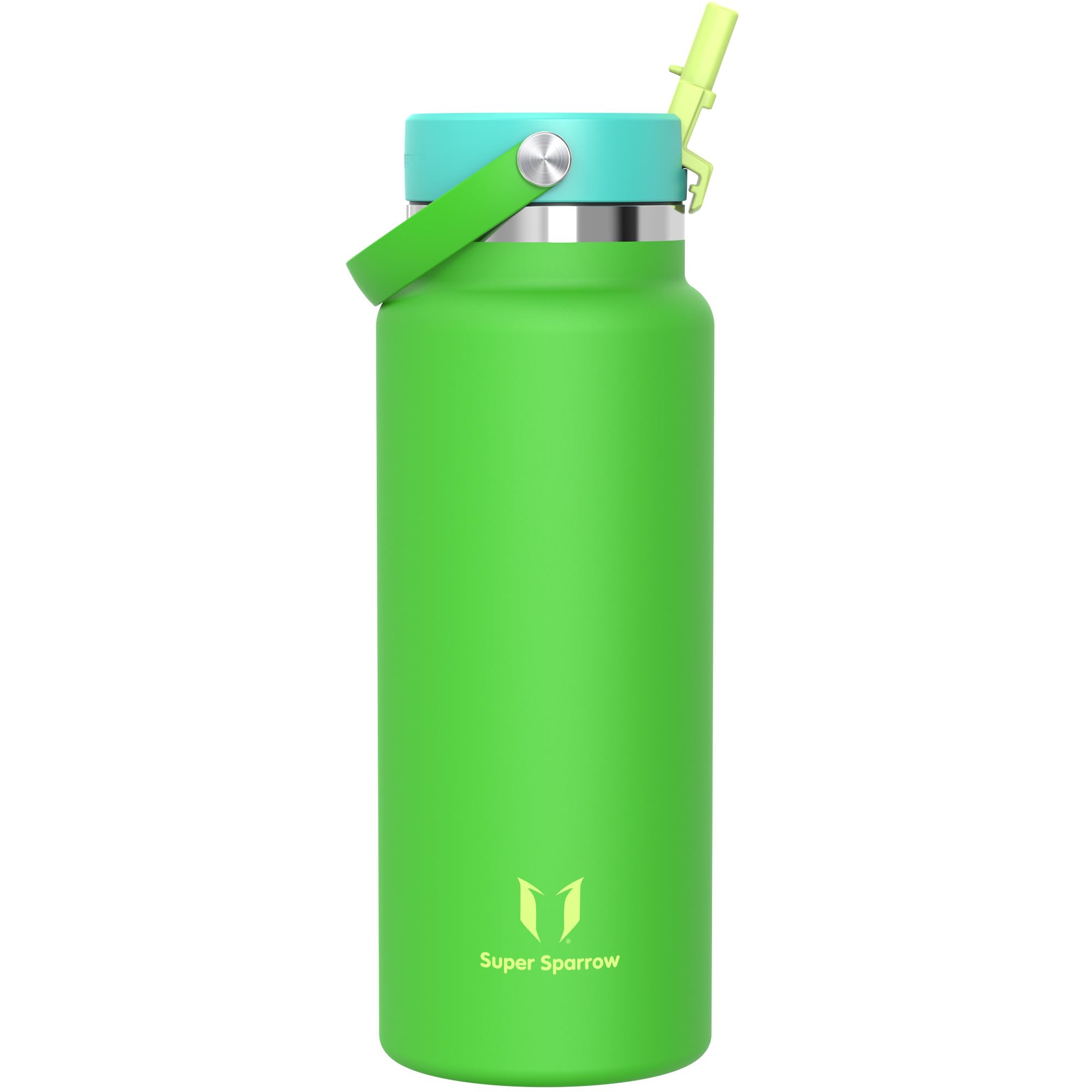 Sparrow SwivelSip Botella Termica - Botella Agua Acero Inoxidable Boca Ancha con Pajita - 750ml - Sin BPA y Antifugas - para Deporte, Gimnasio, Oficina, Yoga, Ciclismo — view 12